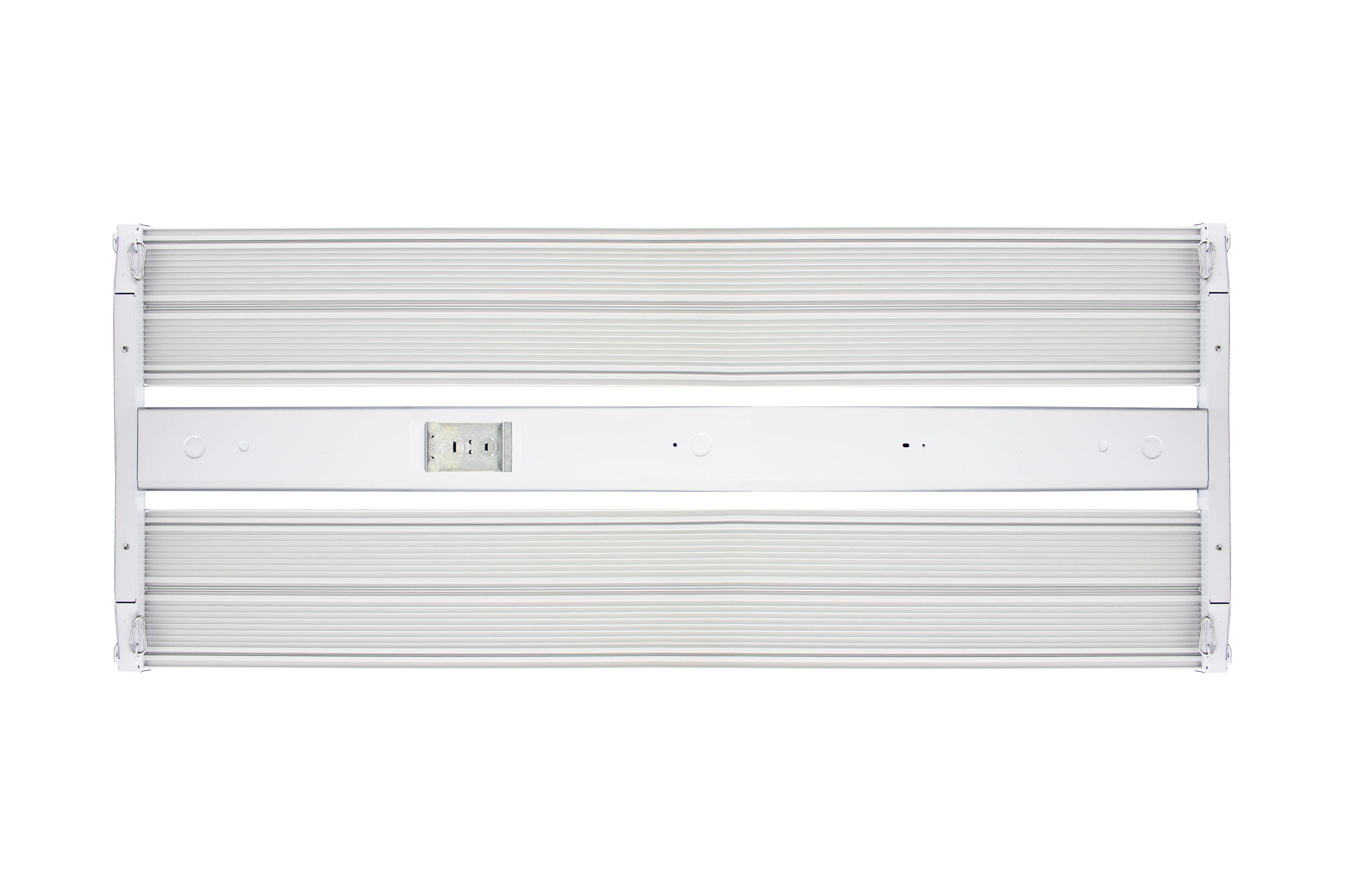 4ft Linear High Bay, 52,000 Lumens, 200W/300W/400W Selectable, 120-277V, 5000K CCT, White Finish