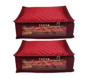 6" Satin saree cover | closet storage combo pack of 2 pcs.