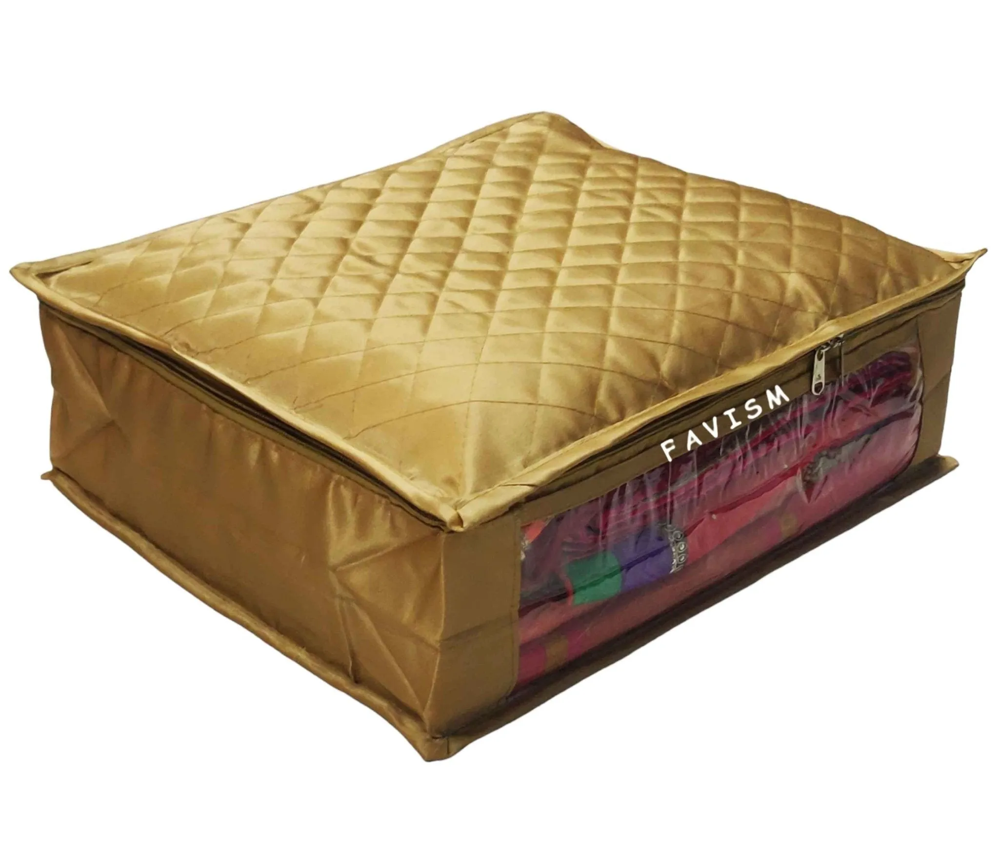6" Satin saree cover | closet storage combo pack of 2 pcs.