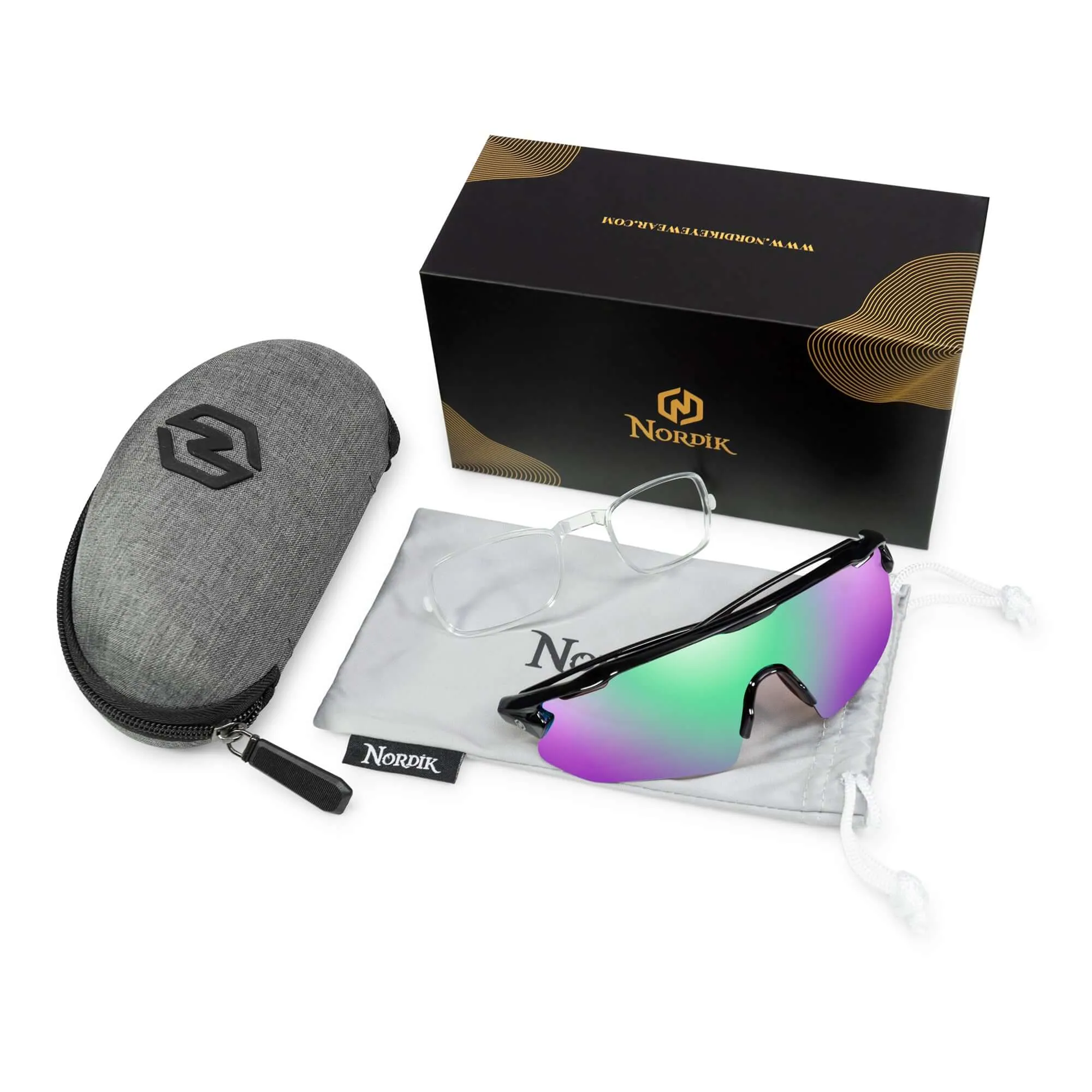 AKSEL Sports Sunglasses for Hiking, Running, Cycling - Men - Women - UV Protection