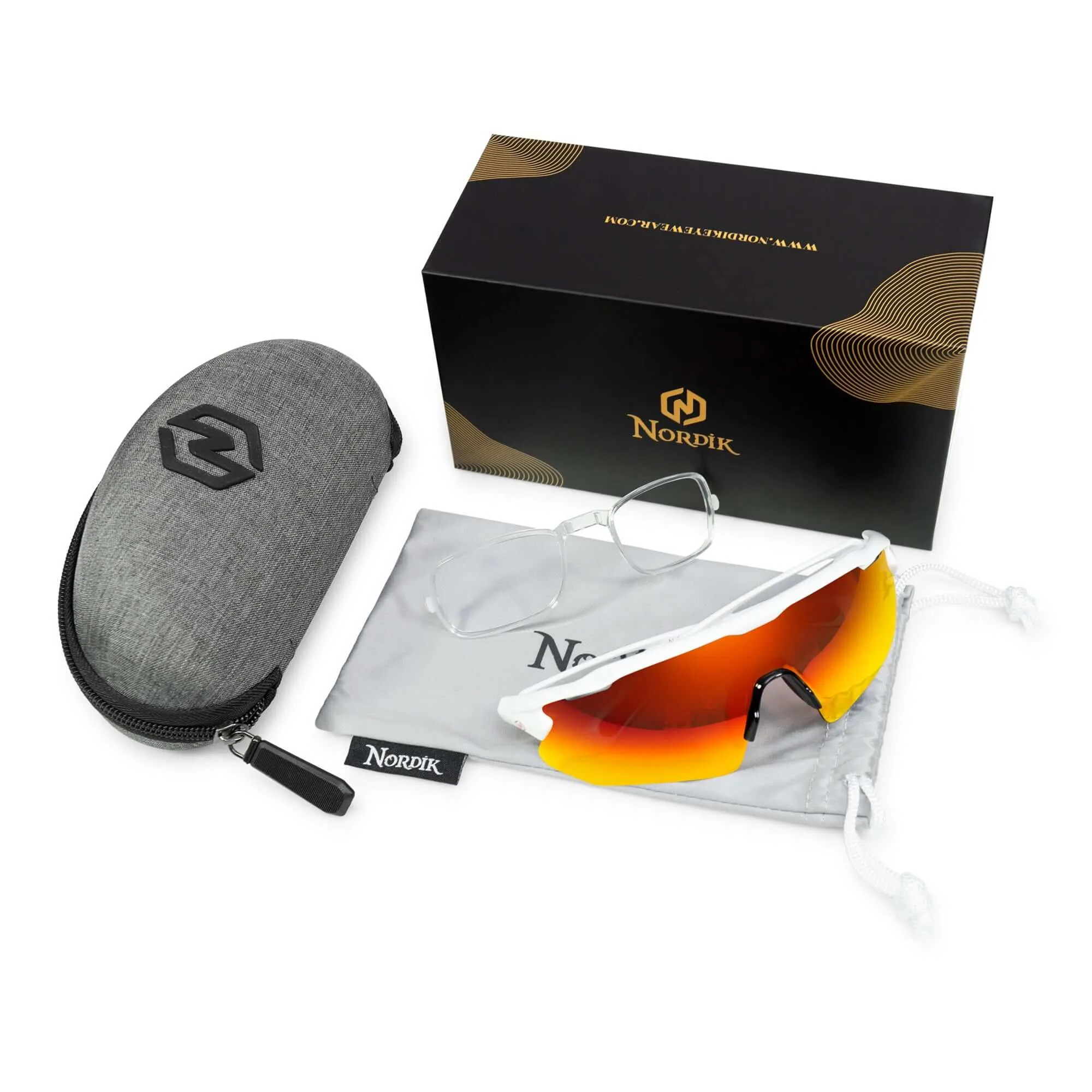 AKSEL Sports Sunglasses for Hiking, Running, Cycling - Men - Women - UV Protection