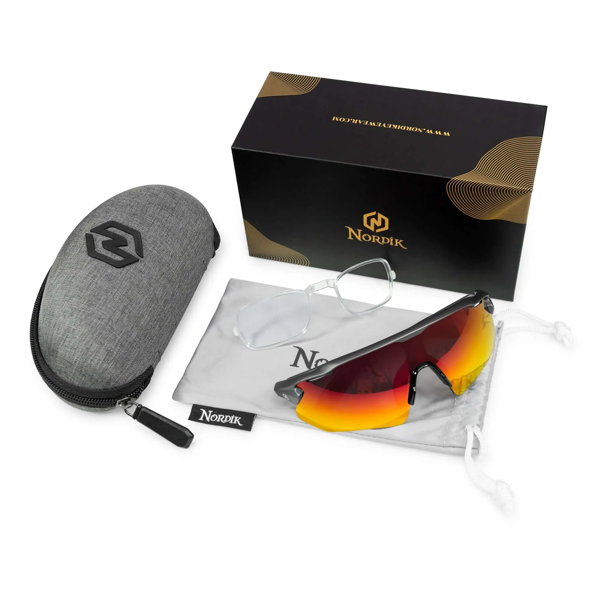AKSEL Sports Sunglasses for Hiking, Running, Cycling - Men - Women - UV Protection
