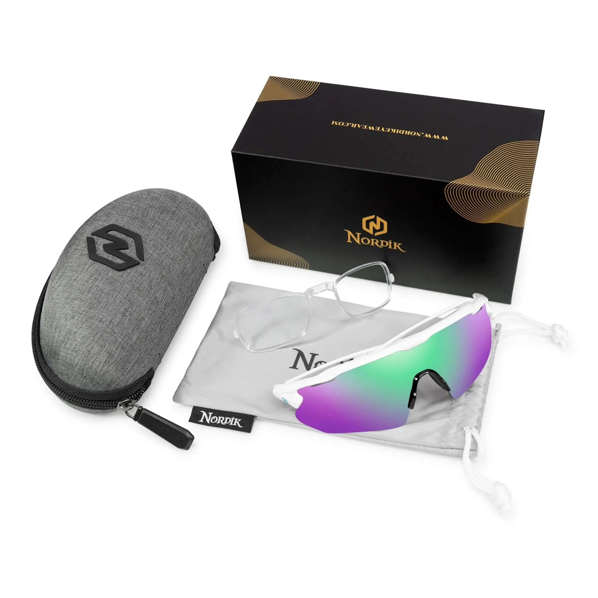 AKSEL Sports Sunglasses for Hiking, Running, Cycling - Men - Women - UV Protection