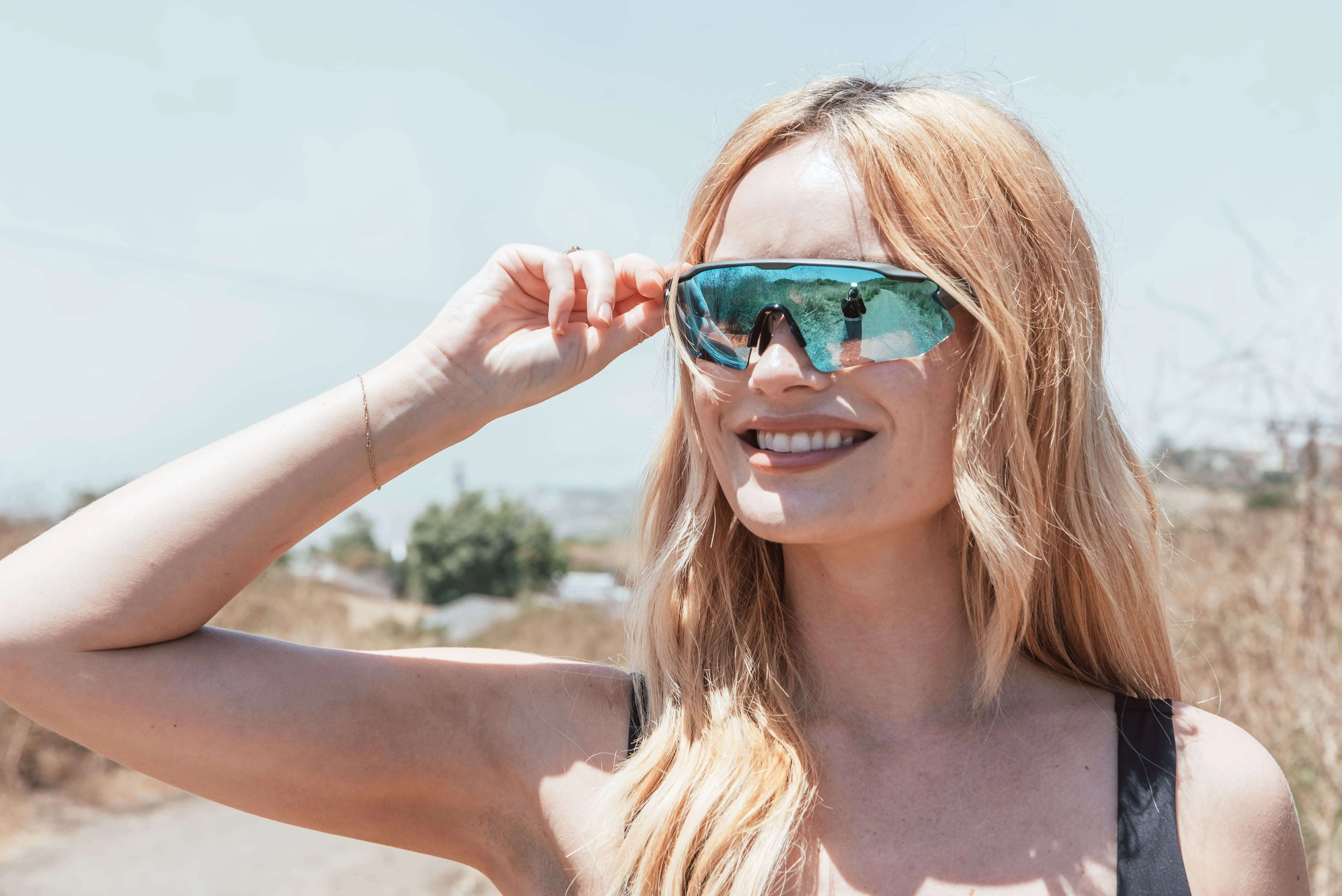 AKSEL Sports Sunglasses for Hiking, Running, Cycling - Men - Women - UV Protection
