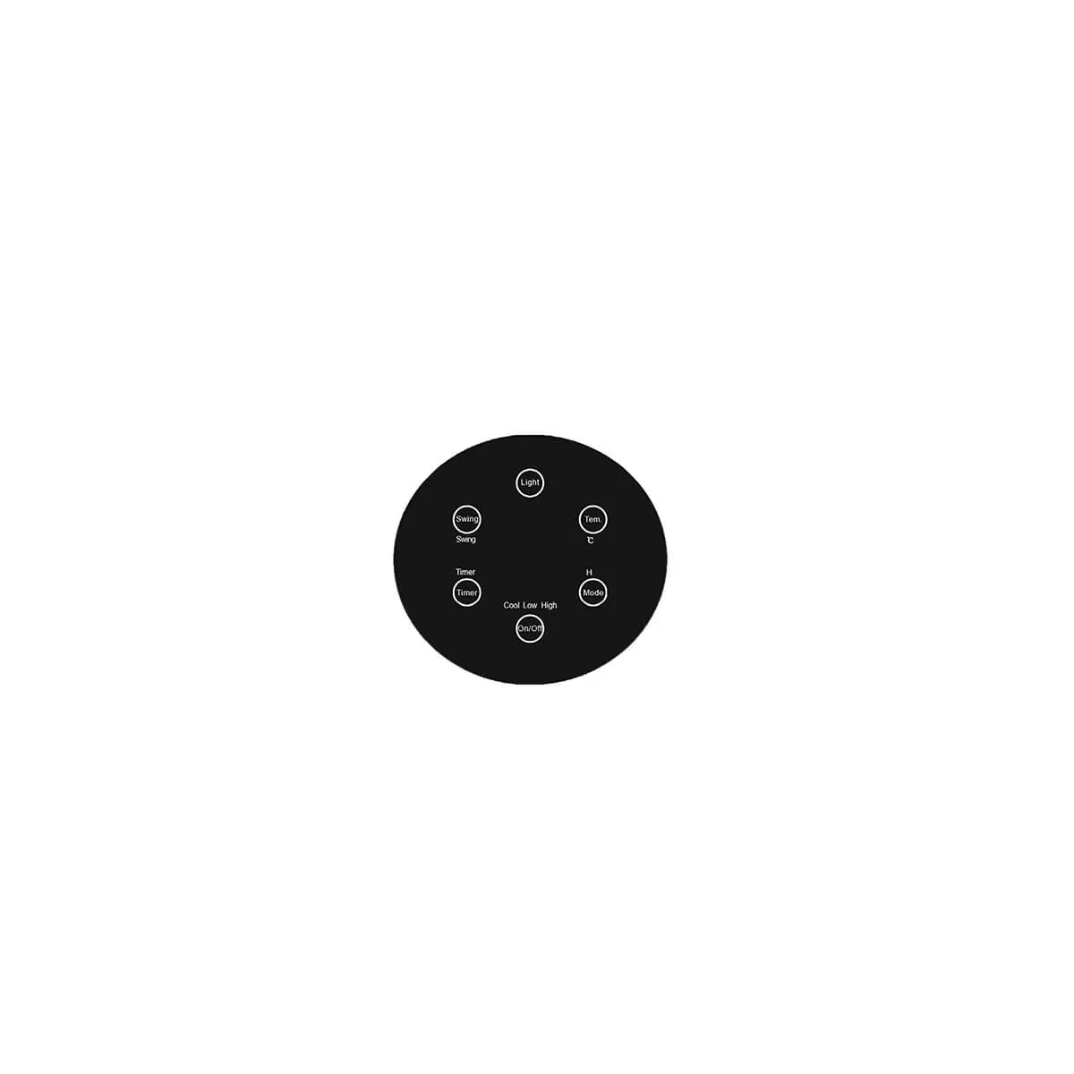 Ardes, AR4P19 Pin-Ceramic Tower Fan Heater 2000W