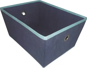 Bin Stor W-hols Blue 16x12x9in