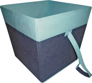 Bin Storage Blue 15x15x15in