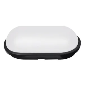Black Oval LED Day Light Bulkhead 20 Watts