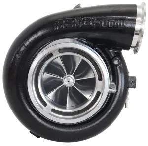 BOOSTED 106102 V-Band 1.22 Turbocharger 2500HP, Hi Temp Black Finish AF8006-6023