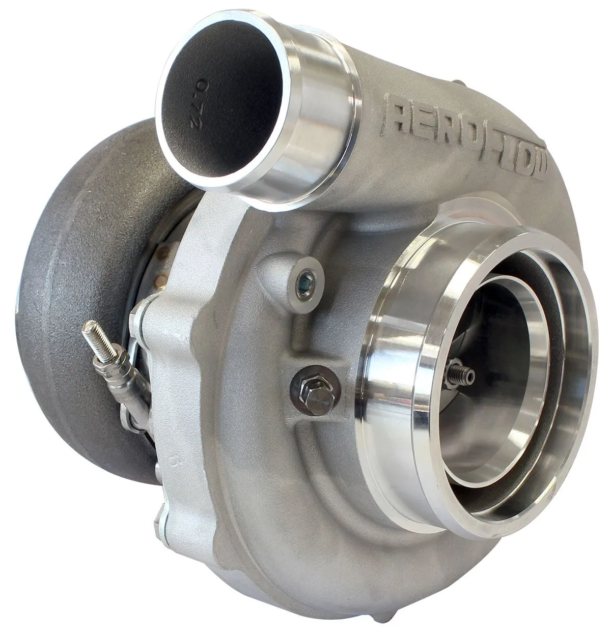 BOOSTED 6255 1.21 Reverse Rotation Turbocharger 900HP, Natural Cast Finish AF800
