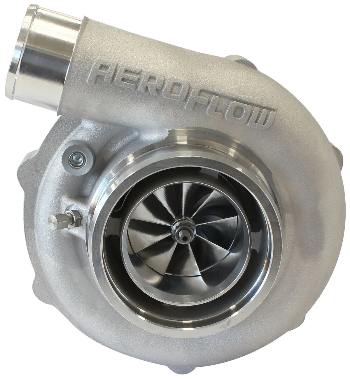 BOOSTED 6255 1.21 Reverse Rotation Turbocharger 900HP, Natural Cast Finish AF800