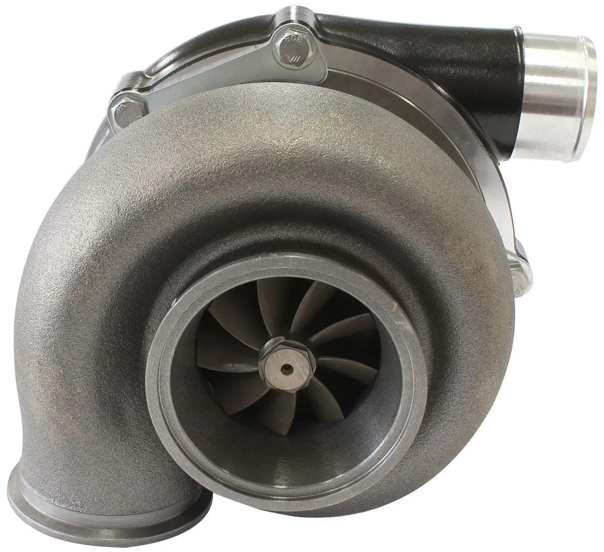 BOOSTED 6262 1.21 Reverse Rotation Turbocharger 900HP, Hi Temp Black Finish AF80