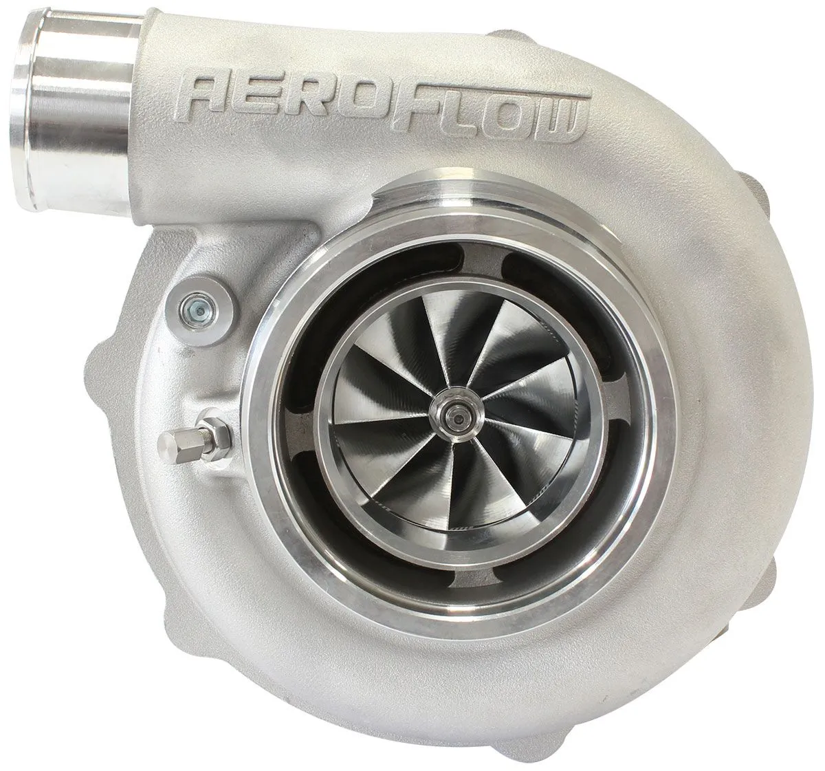 BOOSTED 6262 .83 Reverse Rotation Turbocharger 900HP, Natural Cast Finish AF8005