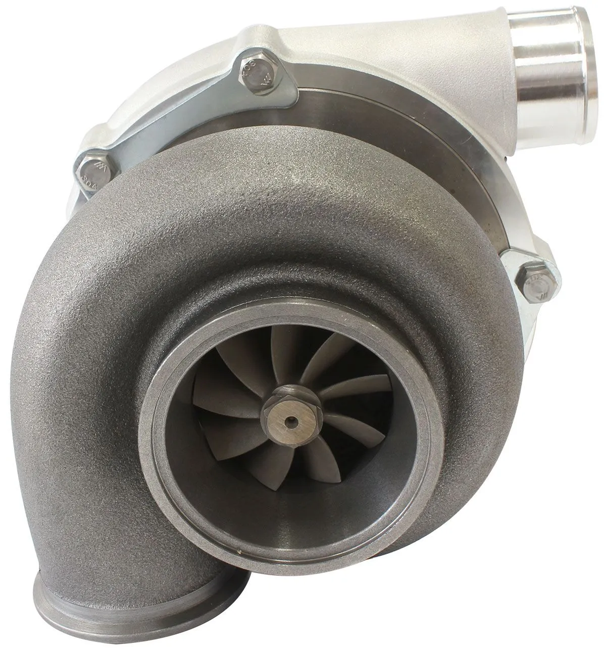 BOOSTED 6262 .83 Reverse Rotation Turbocharger 900HP, Natural Cast Finish AF8005