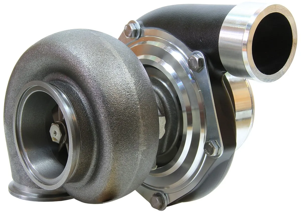 BOOSTED 6662 1.01 Reverse Rotation Turbocharger 900HP, Hi Temp Black Finish AF80