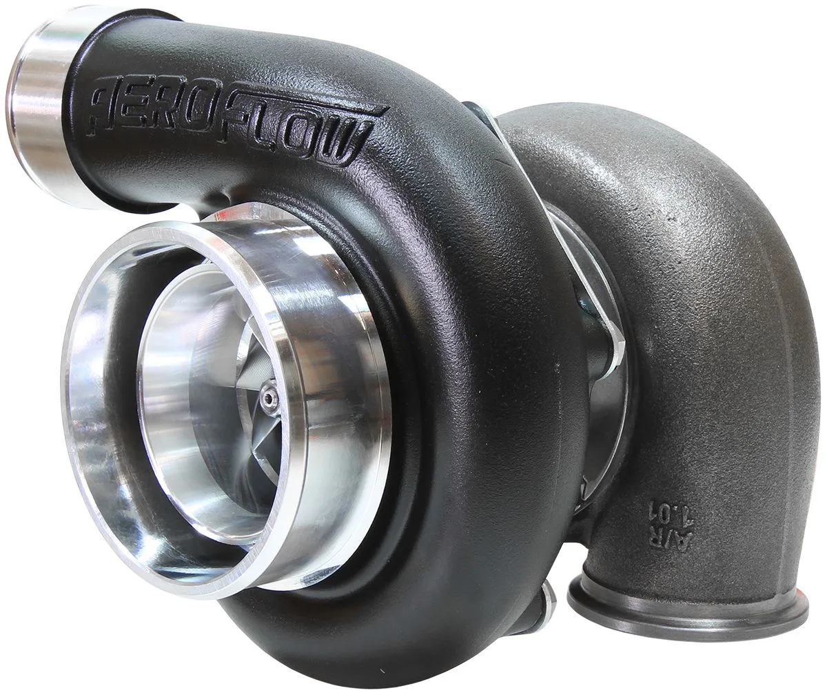 BOOSTED 6662 1.01 Reverse Rotation Turbocharger 900HP, Hi Temp Black Finish AF80