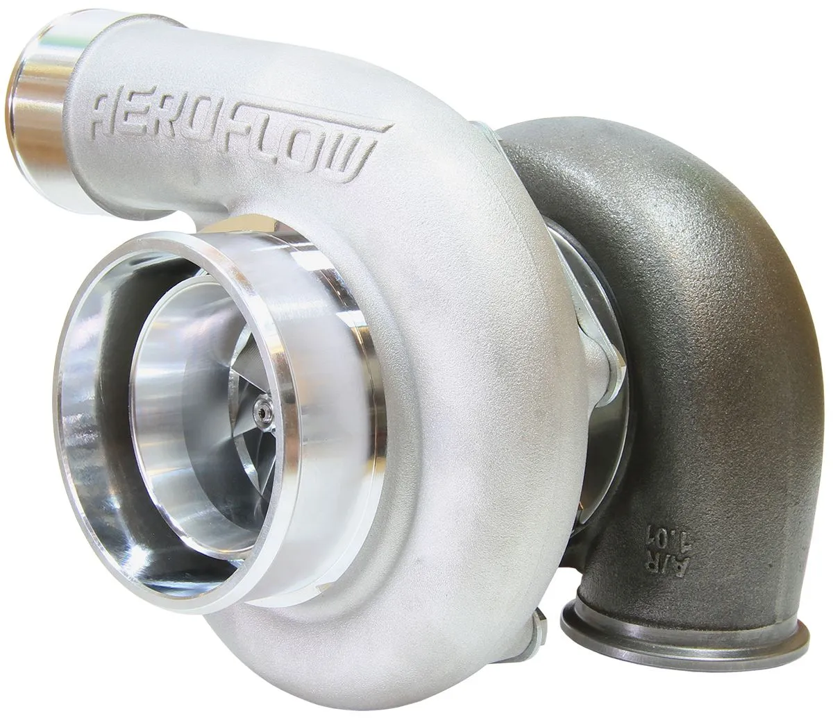 BOOSTED 6662 1.01 Reverse Rotation Turbocharger 900HP, Natural Cast Finish AF800