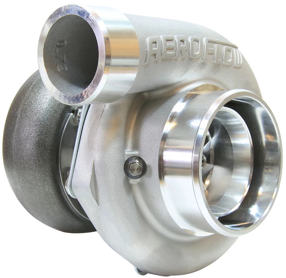 BOOSTED 6662 1.01 Reverse Rotation Turbocharger 900HP, Natural Cast Finish AF800