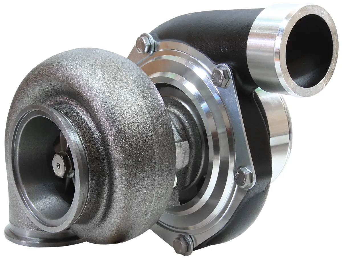 BOOSTED 6662 .83 Reverse Rotation Turbocharger 900HP, Hi Temp Black Finish AF800