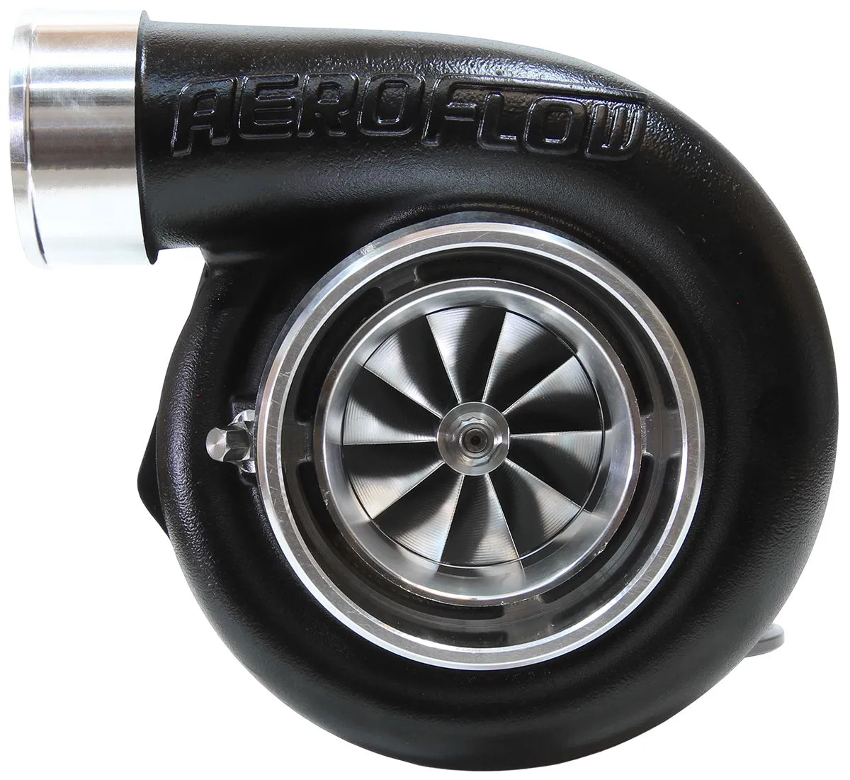 BOOSTED 6662 .83 Reverse Rotation Turbocharger 900HP, Hi Temp Black Finish AF800