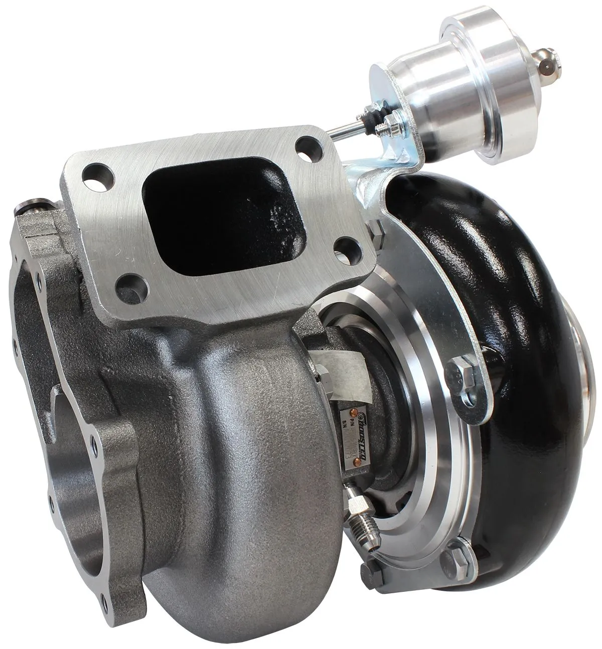 BOOSTED 6762 XR6 1.06 Turbocharger 1000HP, Hi Temp Black Finish AF8005-3019BLK