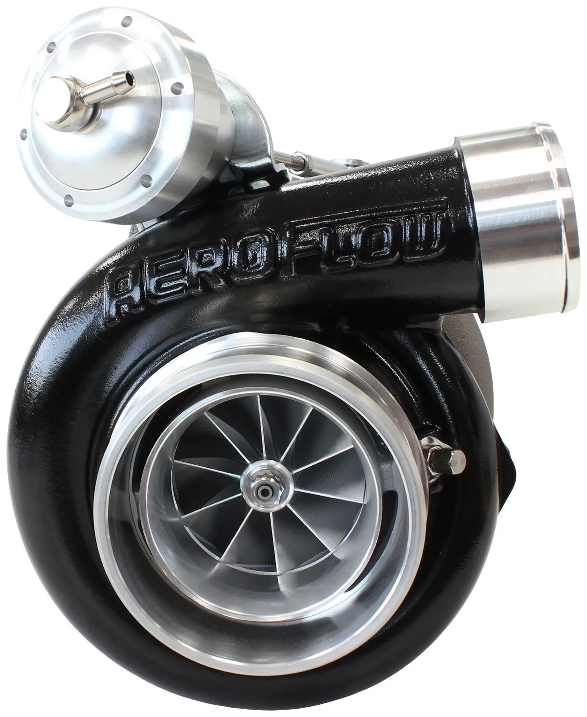 BOOSTED 6762 XR6 1.06 Turbocharger 1000HP, Hi Temp Black Finish AF8005-3019BLK