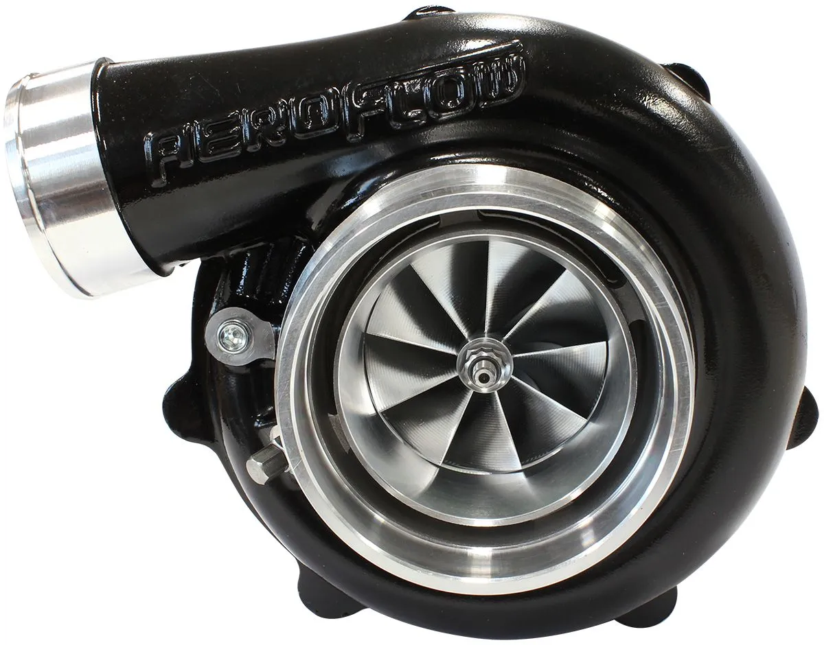 BOOSTED 6862 1.01 Reverse Rotation Turbocharger 1050HP, Hi Temp Black Finish AF8