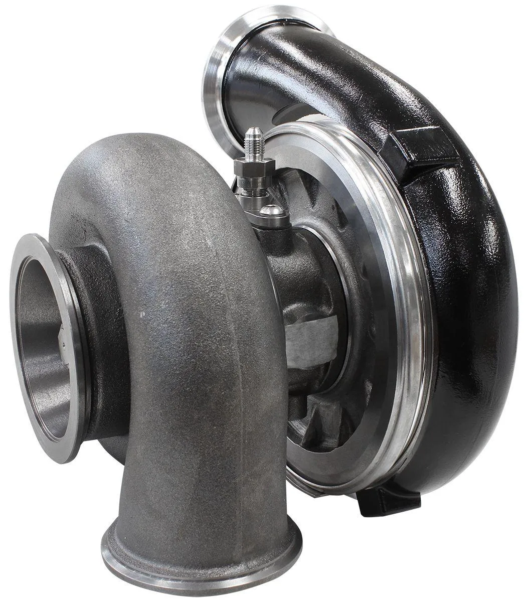 BOOSTED 7075 V-Band 1.16 Turbocharger 950HP, Hi Temp Black Finish AF8005-4014BLK