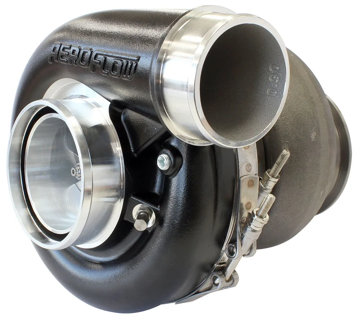 BOOSTED 7375 T4 1.25 Turbocharger 1200HP, Hi Temp Black Finish AF8005-4042BLK