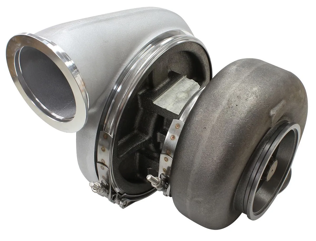 BOOSTED 7588 V-Band 1.31 Turbocharger 1500HP, Natural Cast Finish AF8006-6002