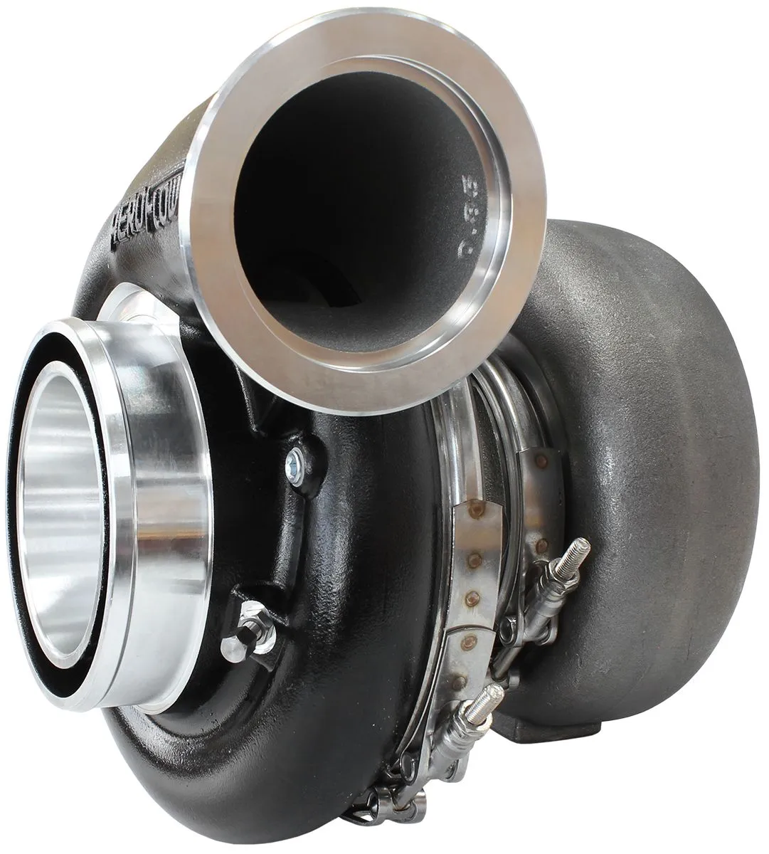 BOOSTED 7975 V-Band 1.28 Turbocharger 1450HP, Hi Temp Black Finish AF8005-4012BL