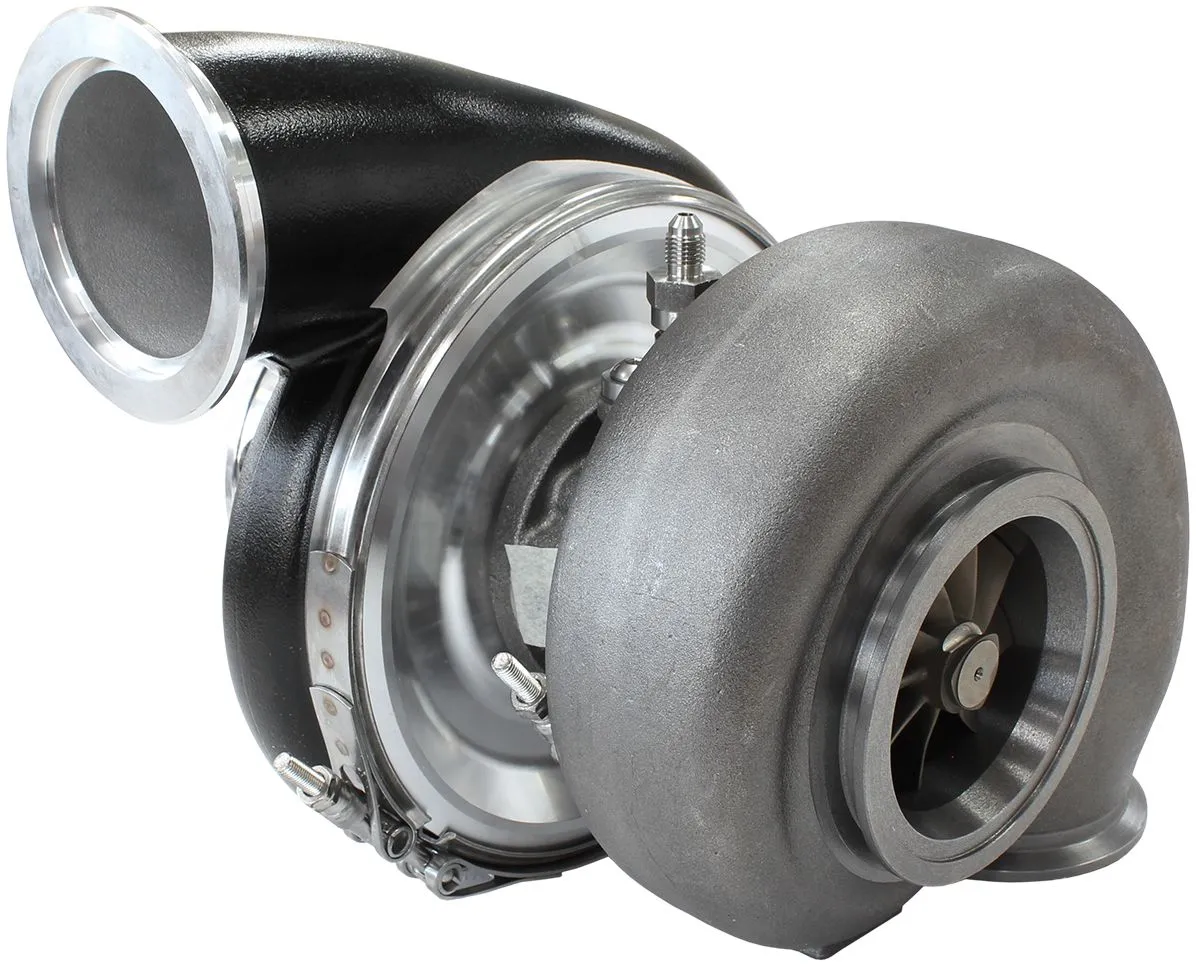 BOOSTED 7975 V-Band 1.28 Turbocharger 1450HP, Hi Temp Black Finish AF8005-4012BL