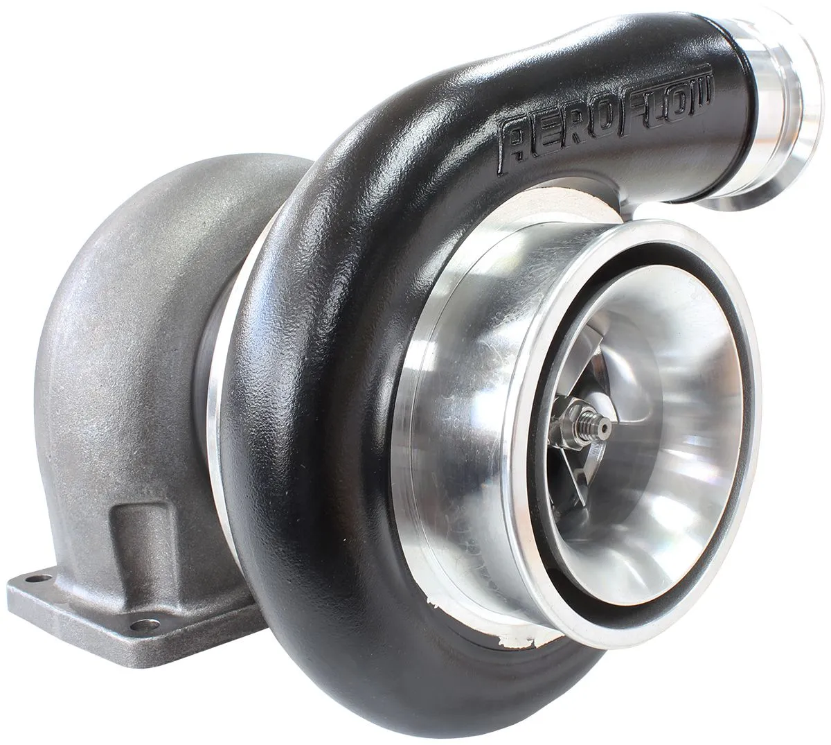 BOOSTED 8075 T4 1.10 Turbocharger 1250HP, Hi Temp Black Finish AF8005-4018BLK