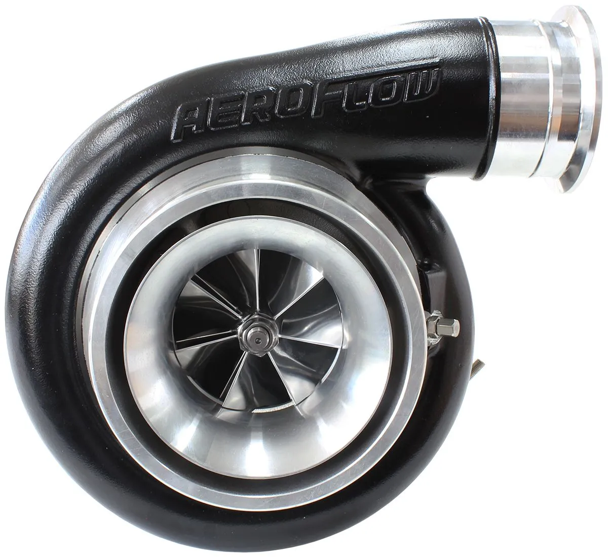 BOOSTED 8075 T4 1.10 Turbocharger 1250HP, Hi Temp Black Finish AF8005-4018BLK