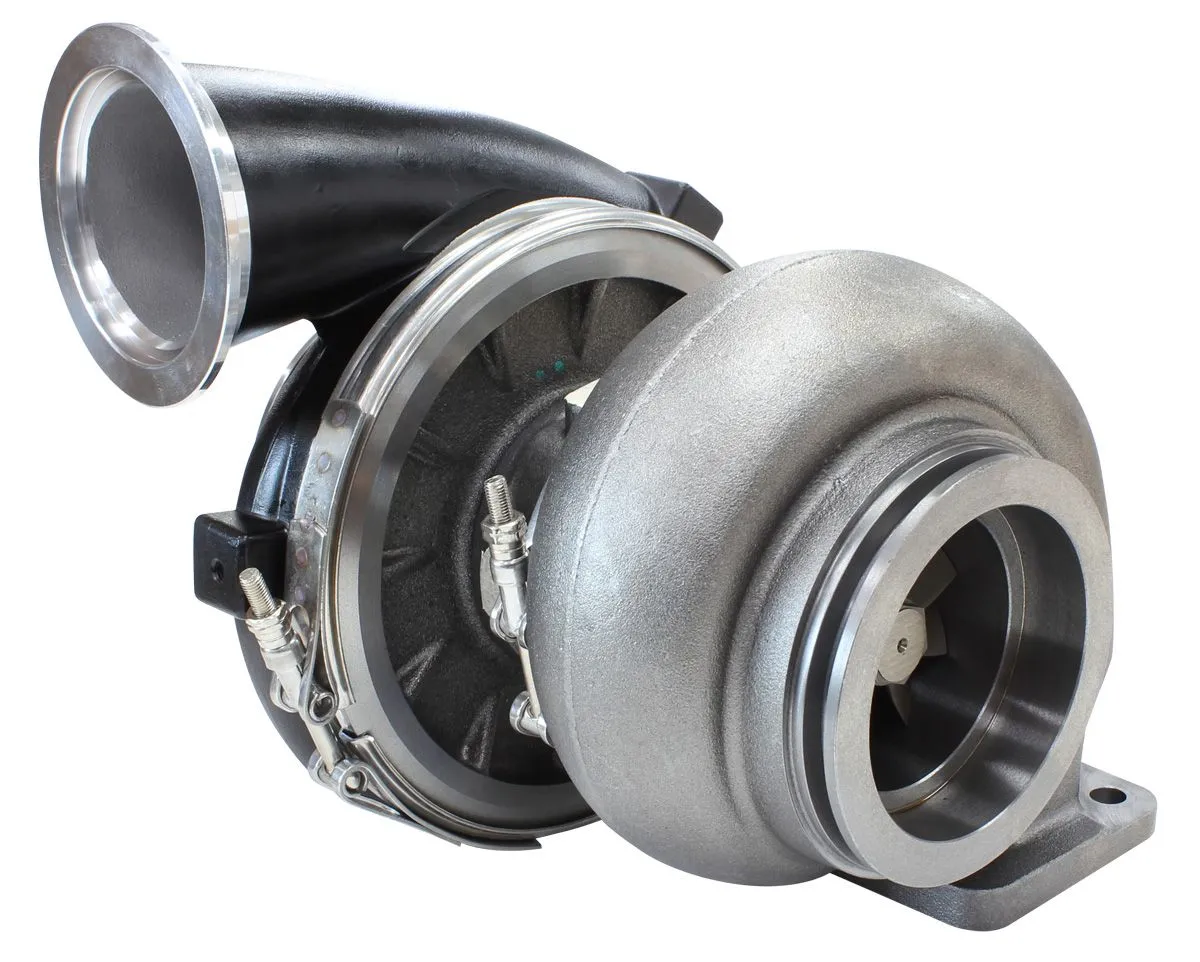 BOOSTED 8077 T4 1.15 Turbocharger 1250HP, Hi Temp Black Finish AF8005-4007BLK