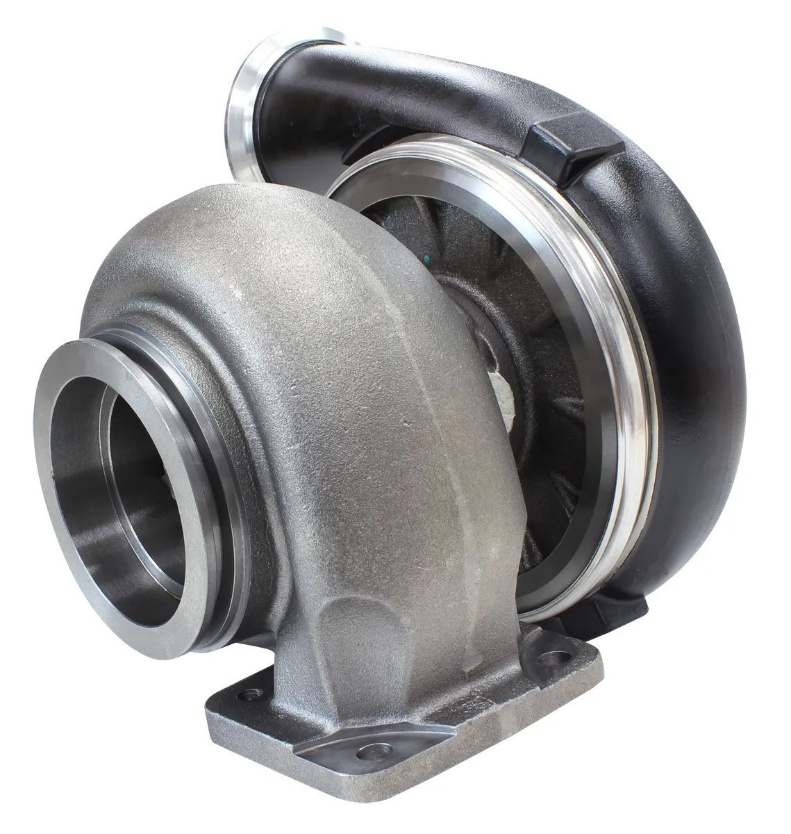 BOOSTED 8077 T4 1.15 Turbocharger 1250HP, Hi Temp Black Finish AF8005-4007BLK
