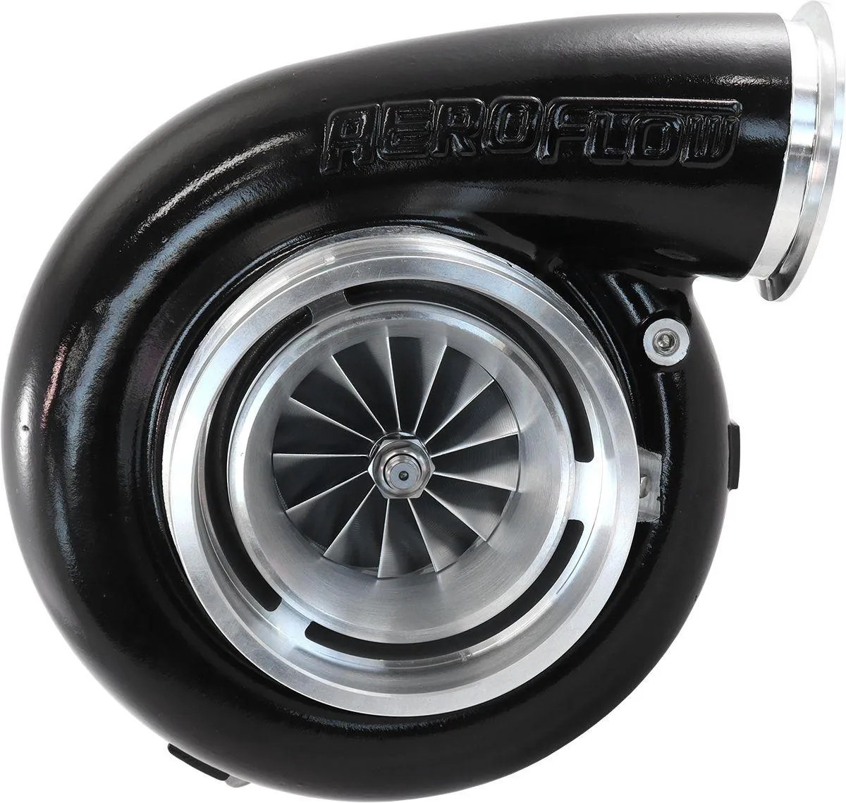 BOOSTED 88102 T6 1.24 Turbocharger 2500HP, Hi Temp Black Finish AF8005-6020BLK