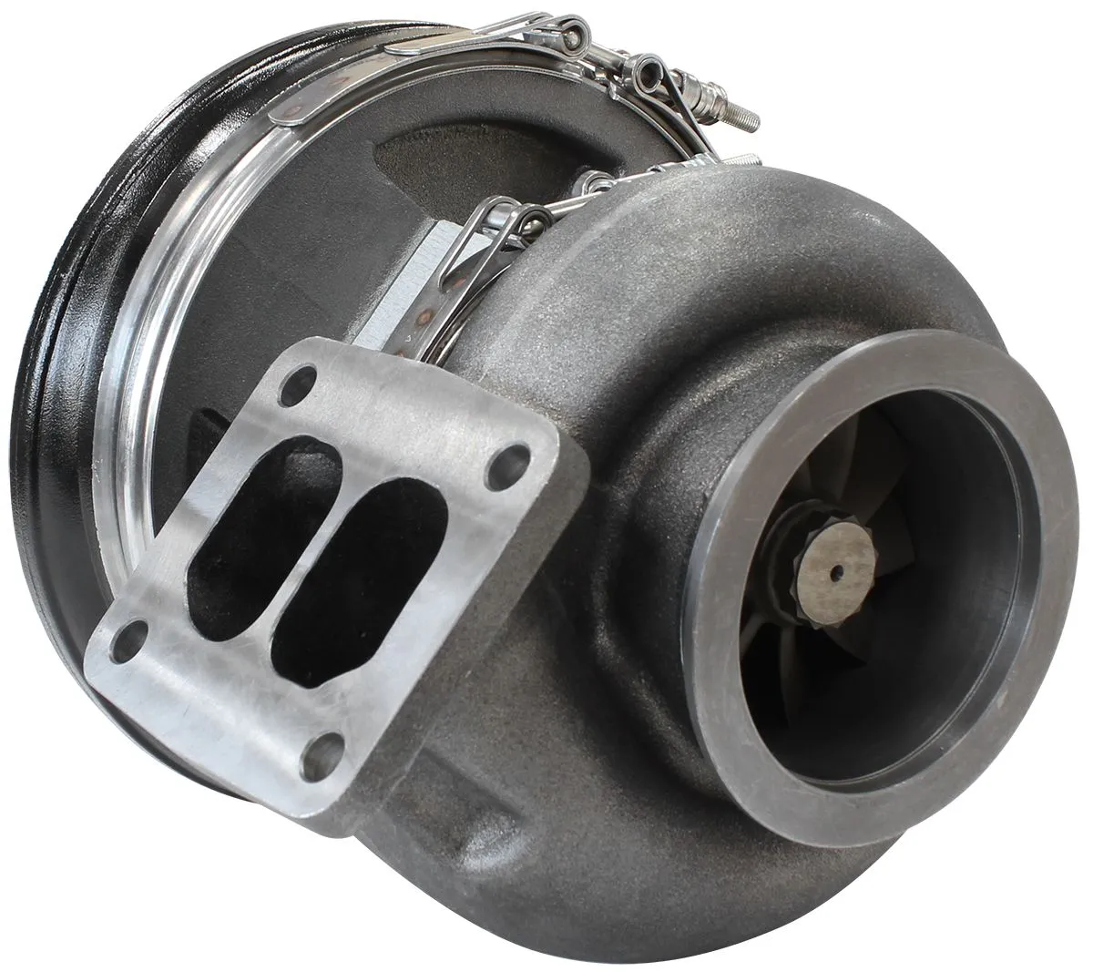BOOSTED 8888 T4 1.25 Turbocharger 1600HP, Hi Temp Black Finish AF8006-4001BLK