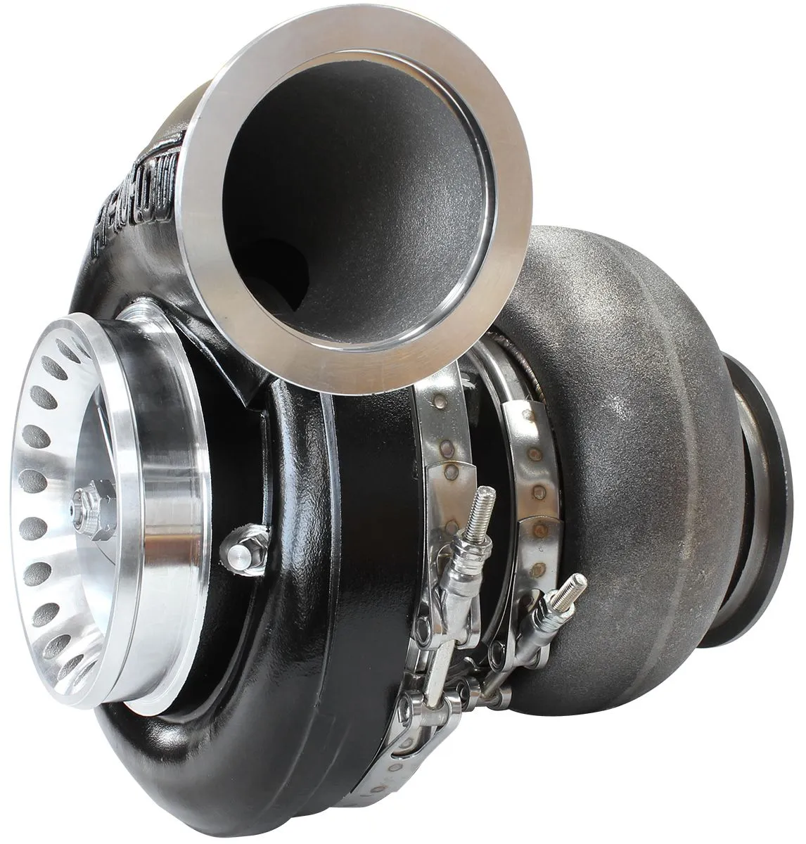 BOOSTED 8888 T4 1.25 Turbocharger 1600HP, Hi Temp Black Finish AF8006-4001BLK
