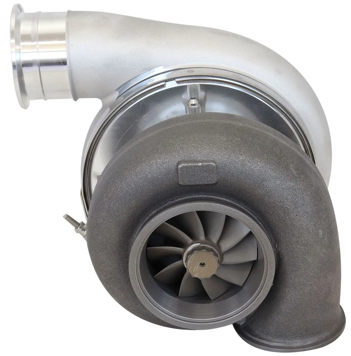 BOOSTED 8888 V-Band 1.31 Turbocharger 1250HP, Natural Cast Finish AF8005-6003