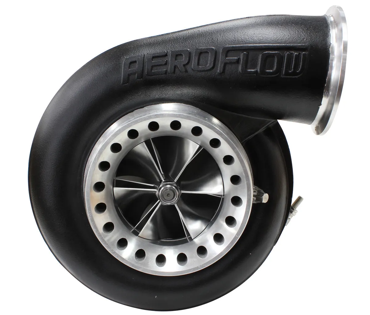 BOOSTED 8888 V-Band 1.31 Turbocharger 1600HP, Hi Temp Black Finish AF8006-6003BL