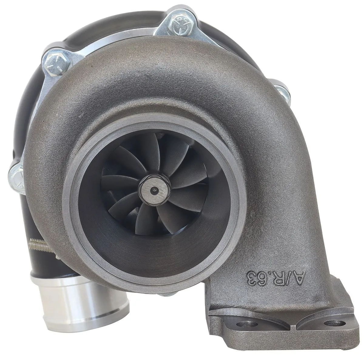 BOOSTED B5455 .61 Turbocharger 660HP, Hi Temp Black Finish AF8005-3035BLK