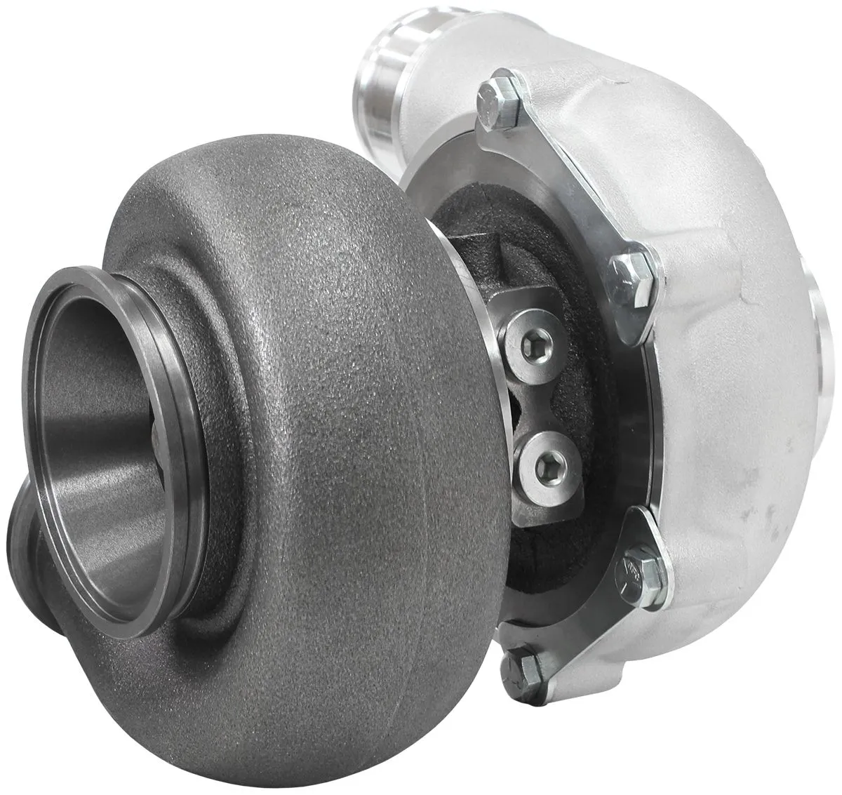 BOOSTED B5455 .83 Turbocharger 660HP, Natural Cast Finish AF8005-3040