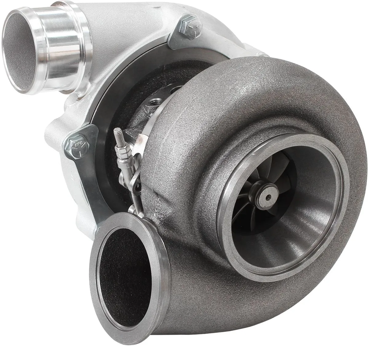 BOOSTED B5455 .83 Turbocharger 660HP, Natural Cast Finish AF8005-3040