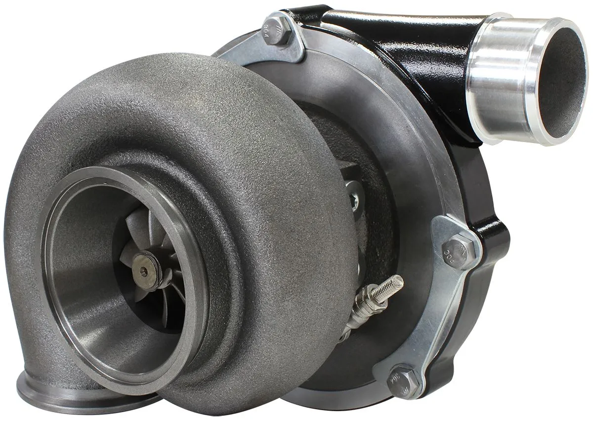 BOOSTED B5855 1.01 Reverse Rotation Turbocharger 770HP, Hi Temp Black Finish AF8