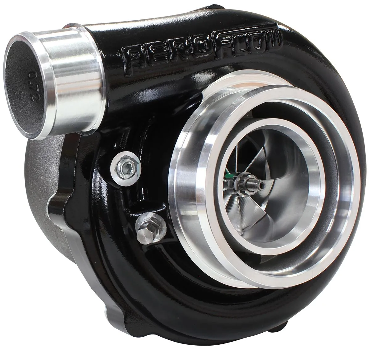 BOOSTED B5855 1.01 Reverse Rotation Turbocharger 770HP, Hi Temp Black Finish AF8