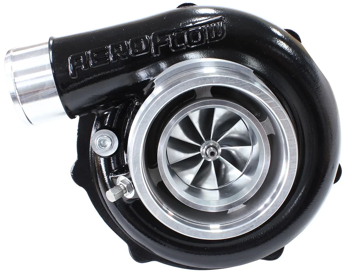 BOOSTED B5855 1.21 Reverse Rotation Turbocharger 770HP, Hi Temp Black Finish AF8