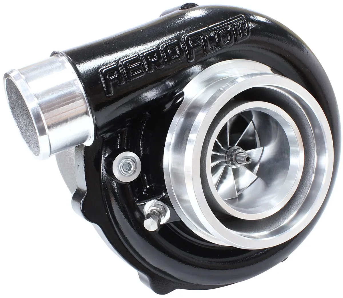 BOOSTED B5855 1.21 Reverse Rotation Turbocharger 770HP, Hi Temp Black Finish AF8