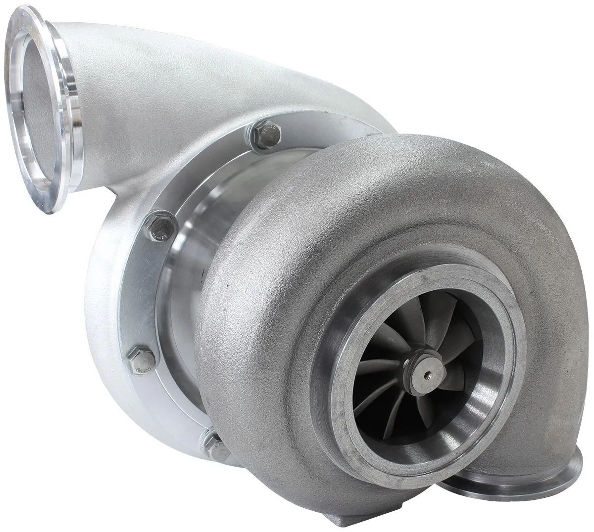 BOOSTED B7875 V-Band 1.01 Turbocharger 1150HP, Natural Cast Finish AF8006-4024