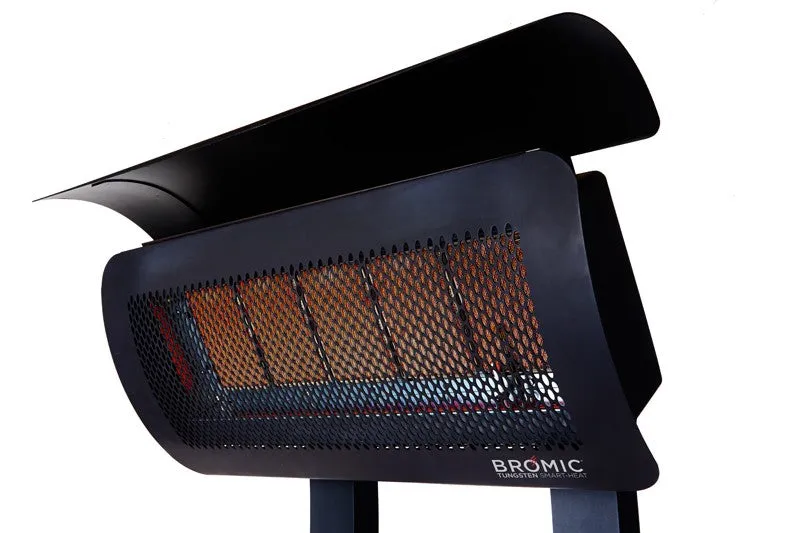 Bromic Tungsten Smart-Heat Portable Heater Black Finish - Natural Gas